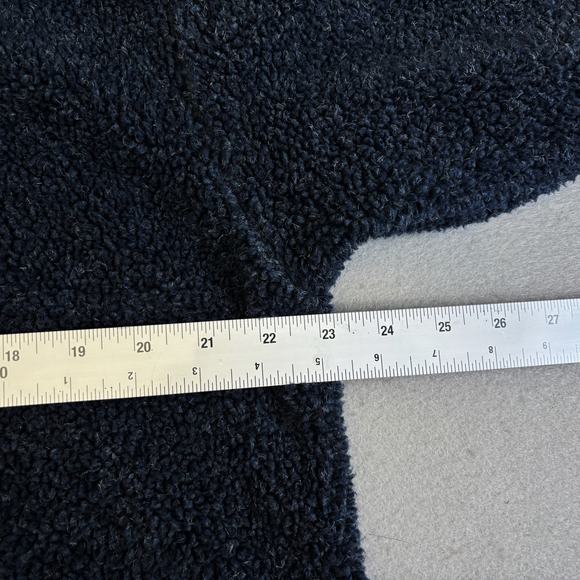 Columbia Sherpa Jacket Mens Large Blue 1/4 Zip Thick Pile Pullover Shacket Shirt - Picture 6 of 9